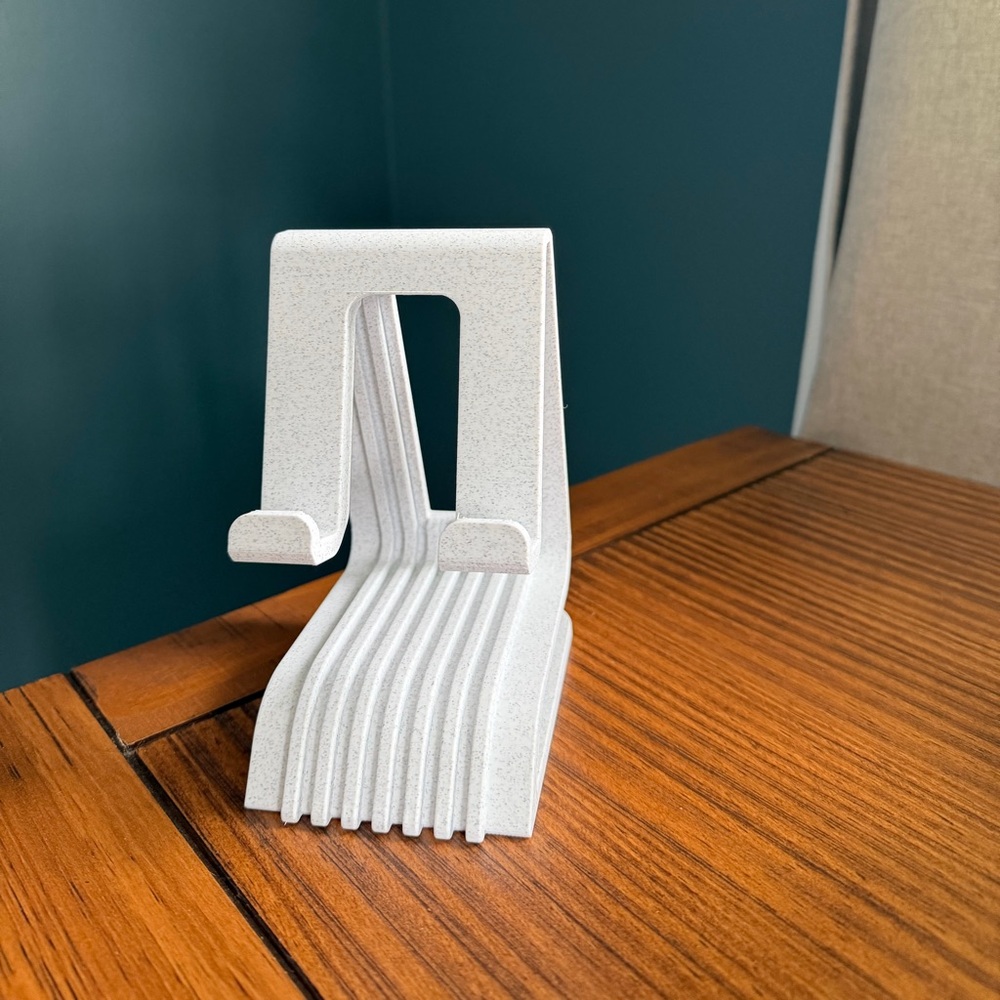 Modern Speckled Gray iPad/iPhone stand
